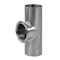 Steel & Obrien 2" BPE Short Clamp End Outlet x Weld End Tee - 316SS SF4 S7SWWK-2-PM-316 - alternate 1